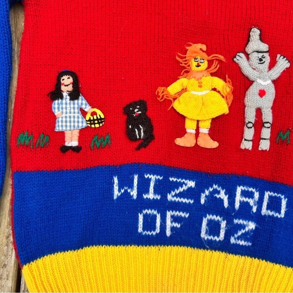 1988 Vintage Kids Wizard of Oz Sweater by Harlequin Designs - Picture 2 of 5
